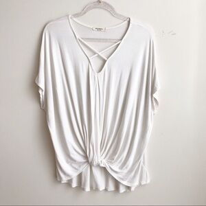 Promesa knot front cream top size M